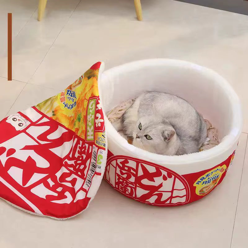 Noodle Cup Cat Bed